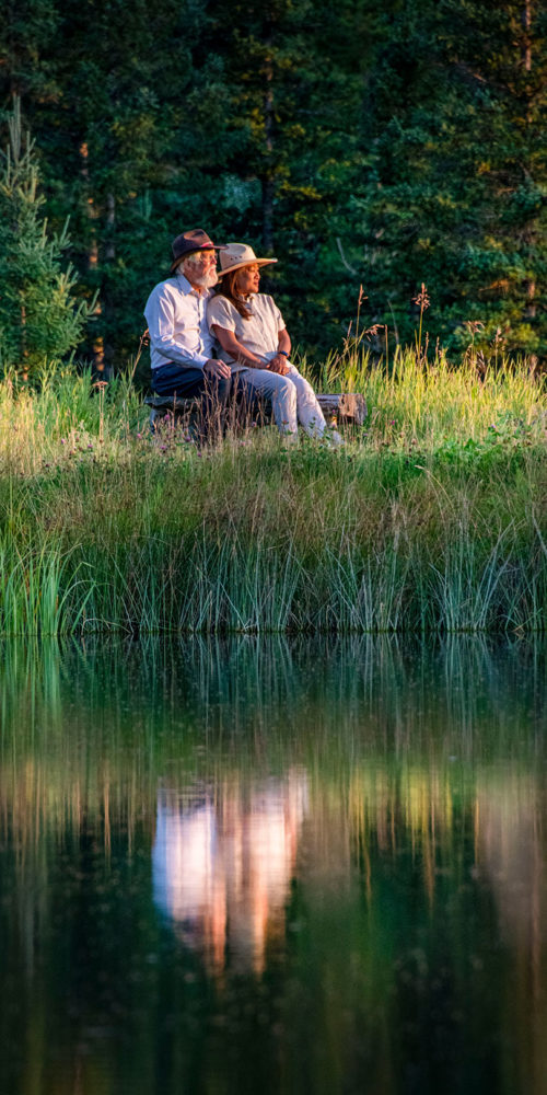 Norm & Nan enjoying the sunset