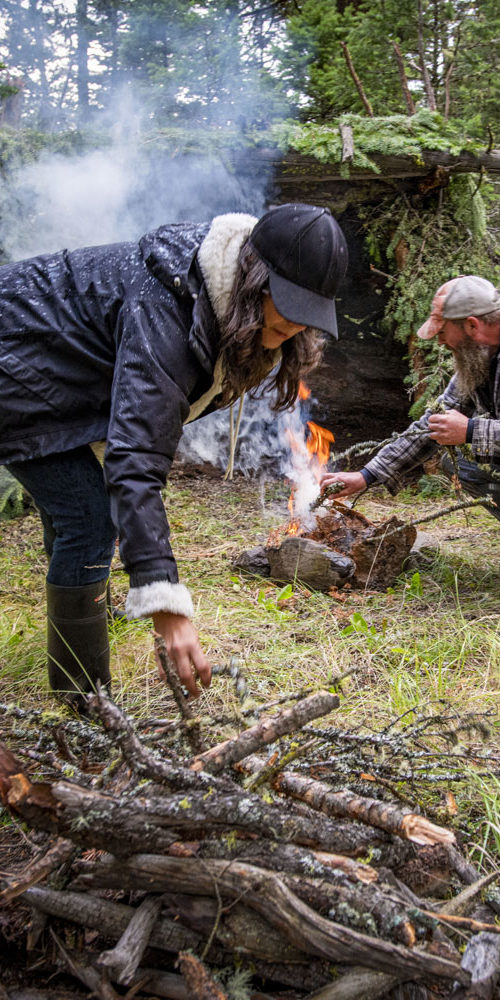 learn how to survive in the wilderness
