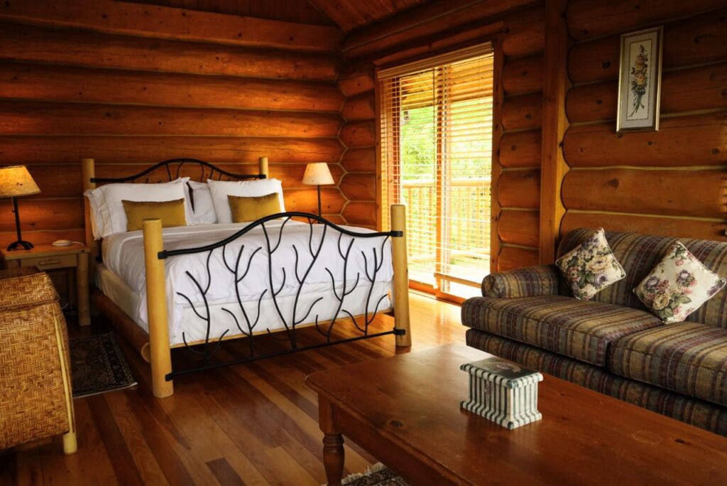 Log Cabin Studio Interior Echo Valley Ranch & Spa